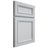 Shiloh Cabinetry Full Overlay Shelby Paintable Niebla Azul Door
