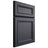 Shiloh Cabinetry Full Overlay Shelby Paintable Outerspace Door