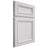 Shiloh Cabinetry Full Overlay Shelby Paintable Pure White Door