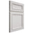 Shiloh Cabinetry Full Overlay Shelby Paintable Soft White Door