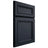 Shiloh Cabinetry Full Overlay Shelby Poplar Plain Cut Hudson Door