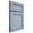 Shiloh Cabinetry Full Overlay Shelby Poplar Plain Cut Sky Door