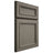 Shiloh Cabinetry Full Overlay Shelby Poplar Plain Cut Thyme Door