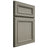 Shiloh Cabinetry Full Overlay Shelby Red Oak Plain Cut Thyme Door
