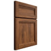 Shiloh Cabinetry Full Overlay Somerset Hickory Plain Cut Burnt Sugar Door