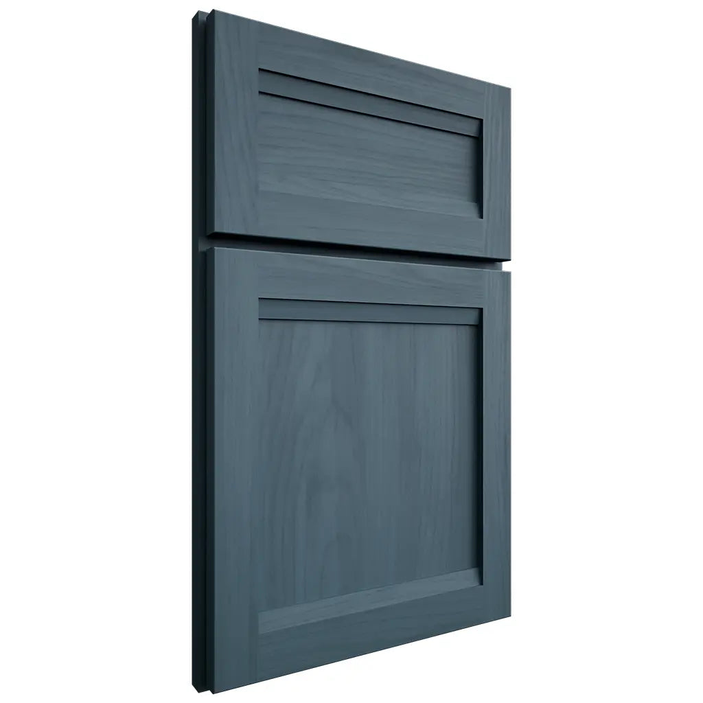 Shiloh Cabinetry Full Overlay Somerset Hickory Plain Cut Hudson Door