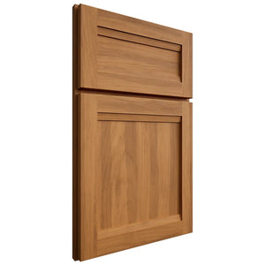 Shiloh Cabinetry Full Overlay Somerset Hickory Plain Cut Medium Door