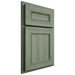 Shiloh Cabinetry Full Overlay Somerset Hickory Plain Cut Moss Door