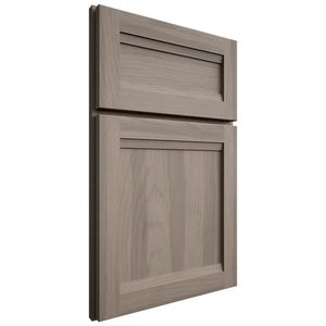 Shiloh Cabinetry Full Overlay Somerset Hickory Plain Cut Sterling Door