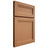 Shiloh Cabinetry Full Overlay Somerset Maple Plain Cut Cashmere Door