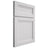 Shiloh Cabinetry Full Overlay Somerset Paintable Arctic Door