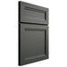 Shiloh Cabinetry Full Overlay Somerset Paintable Pewter Green Door