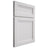 Shiloh Cabinetry Full Overlay Somerset Paintable Pure White Door