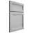 Shiloh Cabinetry Full Overlay Somerset Paintable Unusual Gray Door
