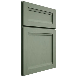 Shiloh Cabinetry Full Overlay Somerset Poplar Plain Cut Moss Door
