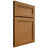 Shiloh Cabinetry Full Overlay Somerset Red Oak Plain Cut Autumn Door