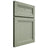 Shiloh Cabinetry Full Overlay Somerset Red Oak Plain Cut Moss Door