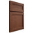 Shiloh Cabinetry Full Overlay Somerset Walnut Plain Cut Rye Door