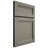 Shiloh Cabinetry Full Overlay Somerset Walnut Plain Cut Thyme Door