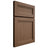 Shiloh Cabinetry Full Overlay Somerset White Oak Plain Cut Autumn Door