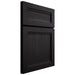 Shiloh Cabinetry Full Overlay Somerset White Oak Plain Cut Espresso Door
