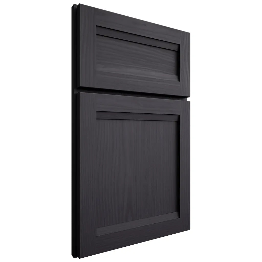 Shiloh Cabinetry Full Overlay Somerset White Oak Plain Cut Harbor Door