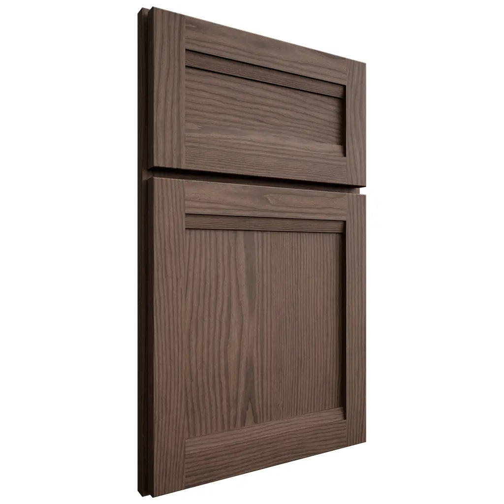 Shiloh Cabinetry Full Overlay Somerset White Oak Plain Cut Mineral Door