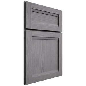 Shiloh Cabinetry Full Overlay Somerset White Oak Plain Cut Sterling Door