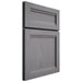 Shiloh Cabinetry Full Overlay Somerset White Oak Plain Cut Sterling Door