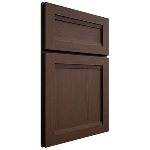 Shiloh Cabinetry Full Overlay Somerset White Oak Quarter Sawn Braun Door