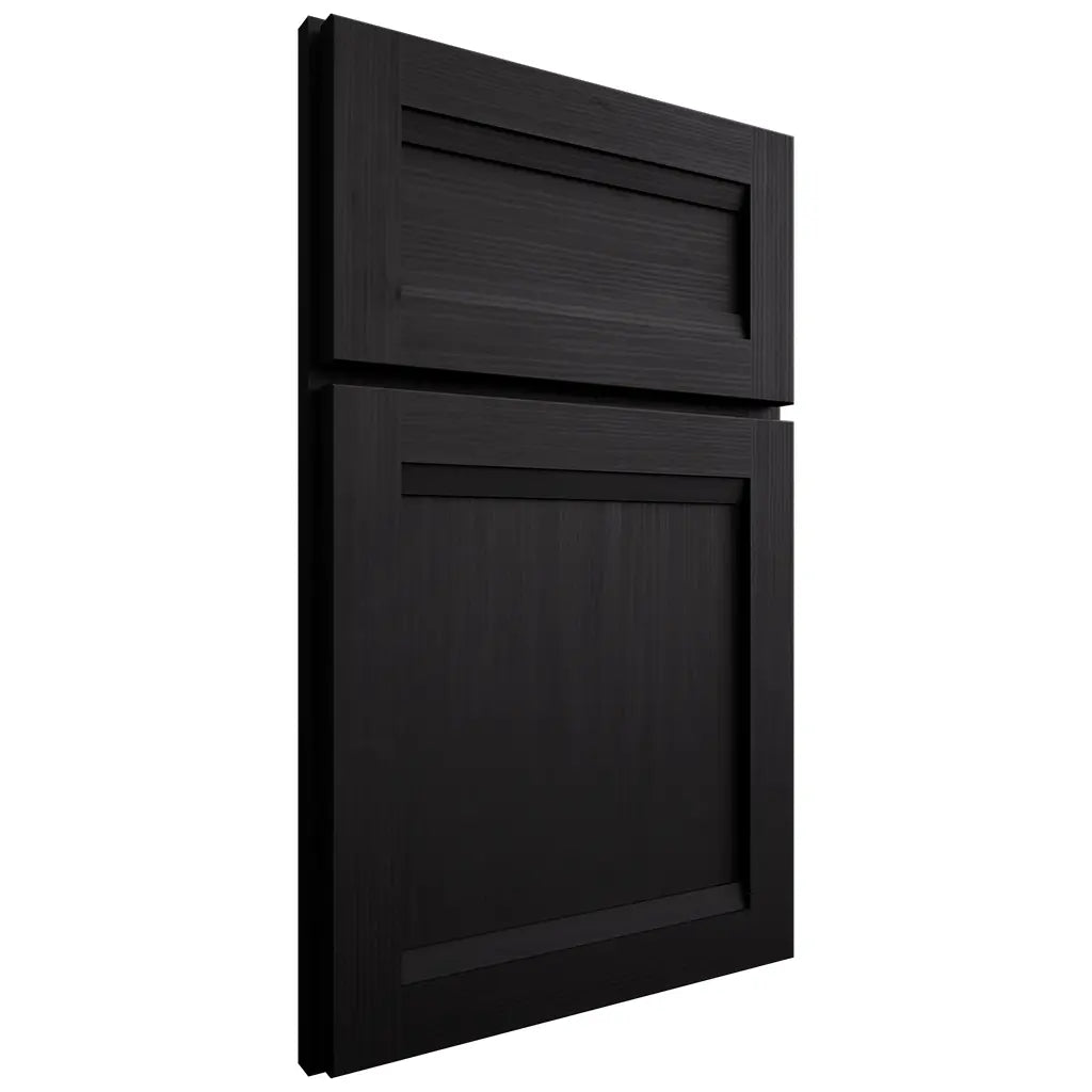 Shiloh Cabinetry Full Overlay Somerset White Oak Quarter Sawn Ink Door