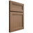Shiloh Cabinetry Full Overlay Somerset White Oak Quarter Sawn Medium Door