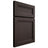 Shiloh Cabinetry Full Overlay Somerset White Oak Quarter Sawn Morel Door