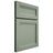 Shiloh Cabinetry Full Overlay Somerset White Oak Quarter Sawn Moss Door