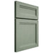 Shiloh Cabinetry Full Overlay Somerset White Oak Quarter Sawn Moss Door