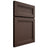 Shiloh Cabinetry Full Overlay Somerset White Oak Rift Cut Dusk Door