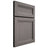 Shiloh Cabinetry Full Overlay Somerset White Oak Rift Cut Flagstone Door