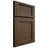 Shiloh Cabinetry Full Overlay Square Flat Alder Plain Cut Caviar Door