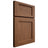 Shiloh Cabinetry Full Overlay Square Flat Alder Plain Cut Cola Door