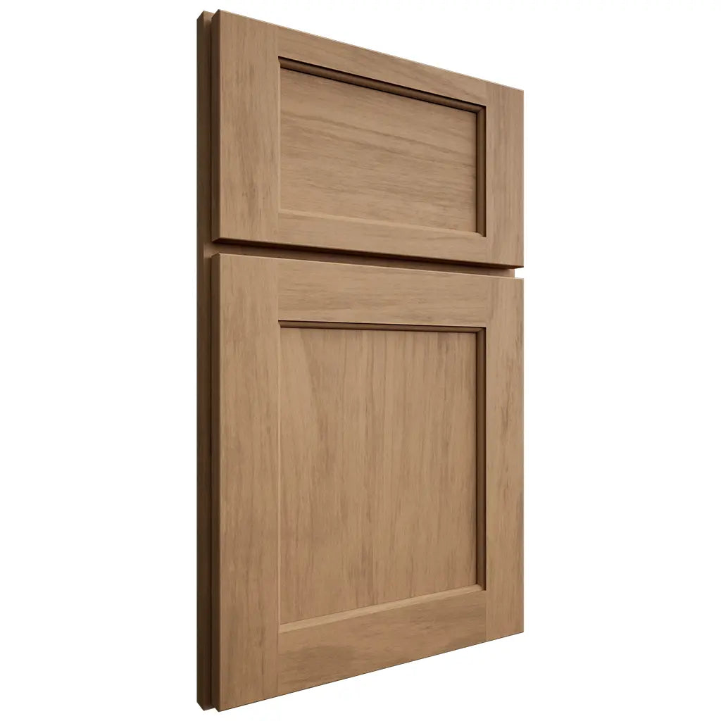 Shiloh Cabinetry Full Overlay Square Flat Alder Plain Cut Dusty Road Door