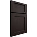 Shiloh Cabinetry Full Overlay Square Flat Alder Plain Cut Espresso Door