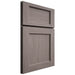 Shiloh Cabinetry Full Overlay Square Flat Alder Plain Cut Stonehenge Door