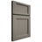 Shiloh Cabinetry Full Overlay Square Flat Alder Plain Cut Thyme Door