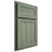 Shiloh Cabinetry Full Overlay Square Flat Hickory Plain Cut Moss Door