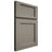 Shiloh Cabinetry Full Overlay Square Flat Maple Plain Cut Thyme Door