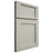Shiloh Cabinetry Full Overlay Square Flat Paintable Clary Sage Door