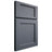 Shiloh Cabinetry Full Overlay Square Flat Paintable Slate Tile Door