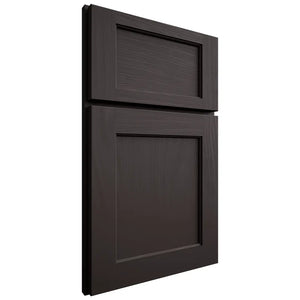 Shiloh Cabinetry Full Overlay Square Flat Poplar Plain Cut Carbon Door