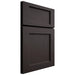 Shiloh Cabinetry Full Overlay Square Flat Poplar Plain Cut Carbon Door