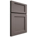 Shiloh Cabinetry Full Overlay Square Flat Poplar Plain Cut Heatherstone Door